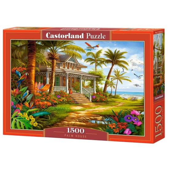 Puzzle Castorland Maison Des Palmiers de 1500 Pcs Puzzle Castorland Maison Des Palmiers de 1500 Pcs