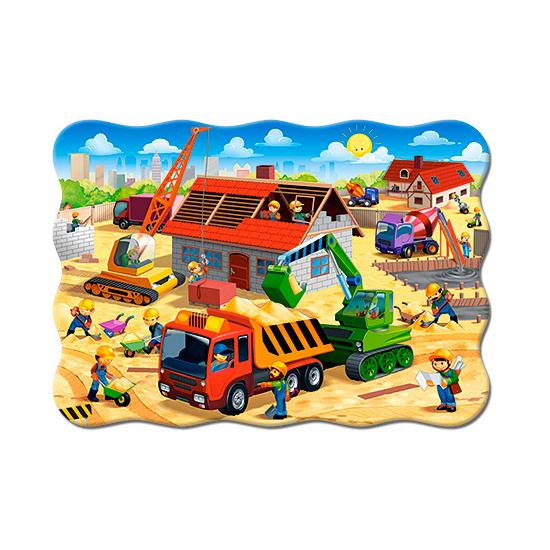 Puzzle Castorland Maison en construction 30 pièces