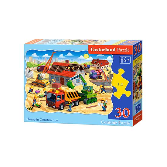 Puzzle Castorland Maison en construction 30 pièces