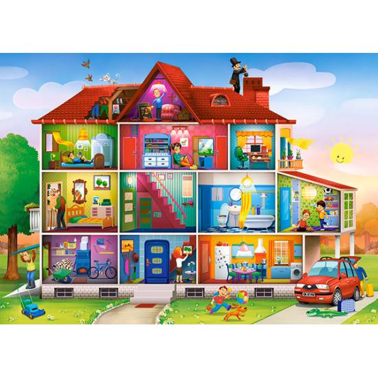 Castorland Live House Puzzle 120 pièces