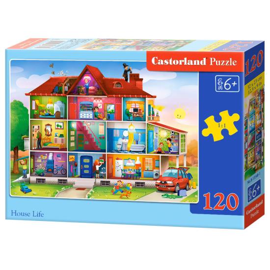 Castorland Live House Puzzle 120 pièces