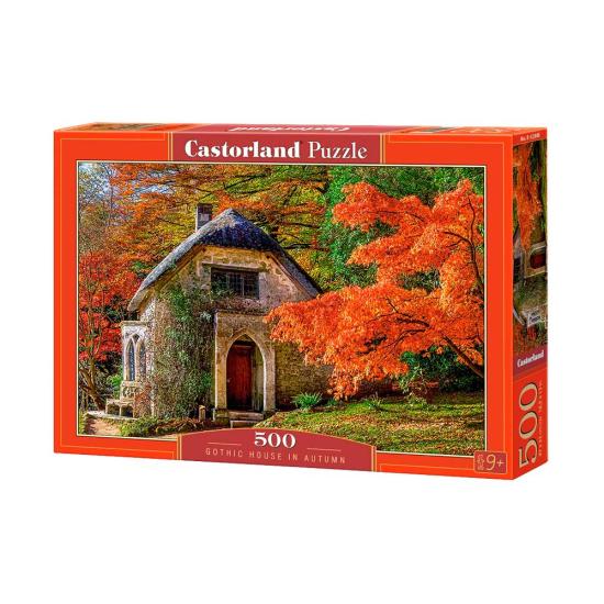 Castorland Puzzle Maison gothique en automne 500 pièces