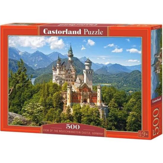 Castorland Castle Neuschwanstein Puzzle, Forêt Noire 500 pièces