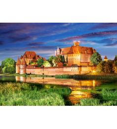 Puzzle Castorland Château de Malbork la Nuit, Pologne 1000 Pz