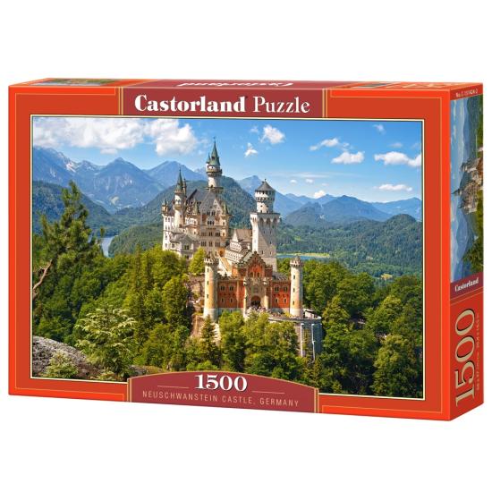 Puzzle Château de Castorland Neushwanstein, Allemagne 1500 pièce Puzzle Château de Castorland Neushwanstein, Allemagne 1500 pièce