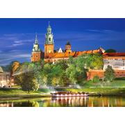 Puzzle Castorland Château de Wawel la nuit, Pologne 1000 pièces