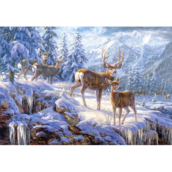 Castorland Cerf sur la montagne Puzzle 1000 pièces