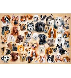 Puzzle Castorland Collage de Chiens 200 pièces