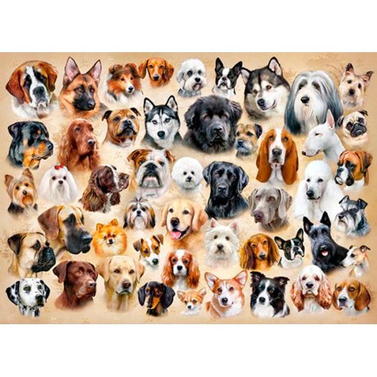 Puzzle Castorland Collage de Chiens 200 pièces
