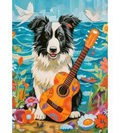 Puzzle Castorland Colley, Guitare Et Mer 100 pièces