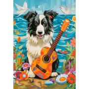 Puzzle Castorland Colley, Guitare Et Mer 500 pièces