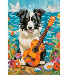 Puzzle Castorland Colley, Guitare Et Mer 500 pièces