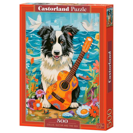 Puzzle Castorland Colley, Guitare Et Mer 500 pièces