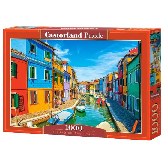 Puzzle Castorland Couleurs de Burano, Italie 1000 Pcs