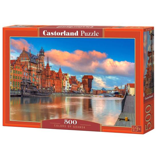 Puzzle Castorland Couleurs de Gdansk de 500 pièces Puzzle Castorland Couleurs de Gdansk de 500 pièces