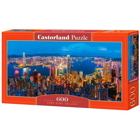Castorland Crépuscule à Hong Kong Puzzle 600 pièces