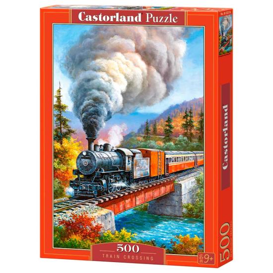 Castorland Train Crossing Puzzle 500 pièces