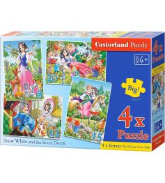 Puzzle Castorland Blanche Neige Conte 8+12+15+20