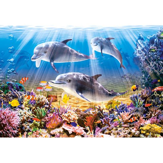 Puzzle Castorland Dauphins sous l'eau 500 pièces