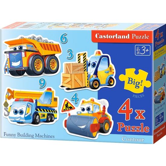 Puzzle Castorland Machines de construction amusantes