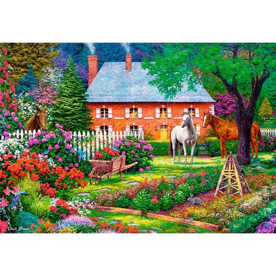 Puzzle Castorland Le Doux Jardin 1500 pièces