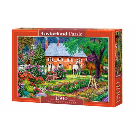 Puzzle Castorland Le Doux Jardin 1500 pièces