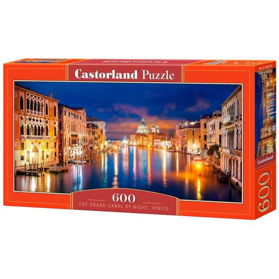 Castorland Puzzle Le Grand Canal la nuit, Venise 600 pièces