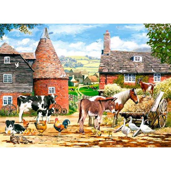 Puzzle Castorland La cour de la ferme 300 pièces