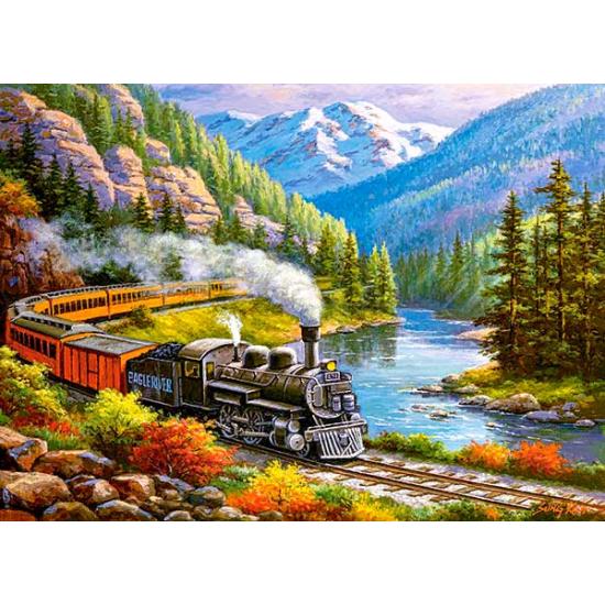Puzzle Castorland Le Train "Eagle River" 300 pièces Puzzle Castorland Le Train "Eagle River" 300 pièces