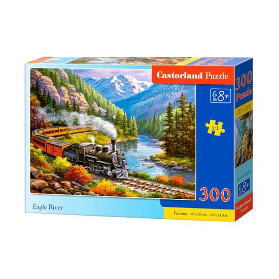 Puzzle Castorland Le Train "Eagle River" 300 pièces Puzzle Castorland Le Train "Eagle River" 300 pièces