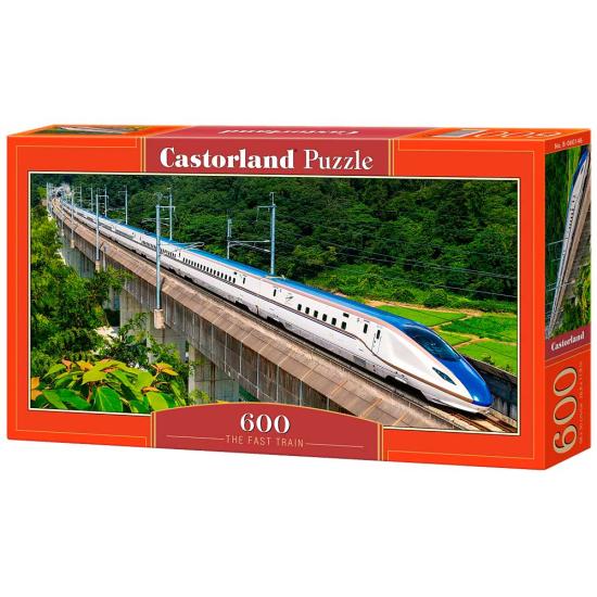 Castorland Le train rapide Puzzle 600 pièces