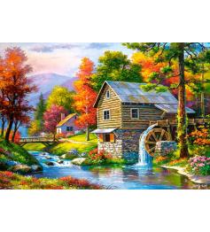 Puzzle Castorland Le Vieux Moulin de Sutter 500 pièces