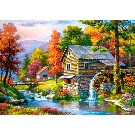 Puzzle Castorland Le Vieux Moulin de Sutter 500 pièces