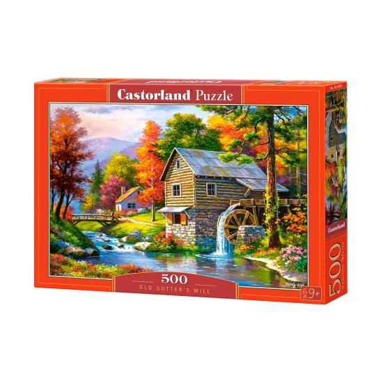 Puzzle Castorland Le Vieux Moulin de Sutter 500 pièces