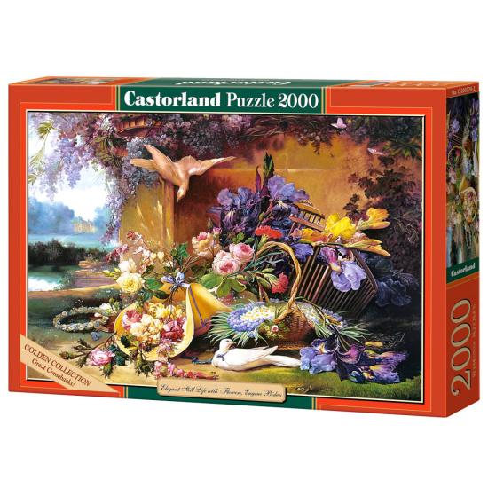 Puzzle Castorland Elégante Nature Morte aux Fleurs 2000 pièces