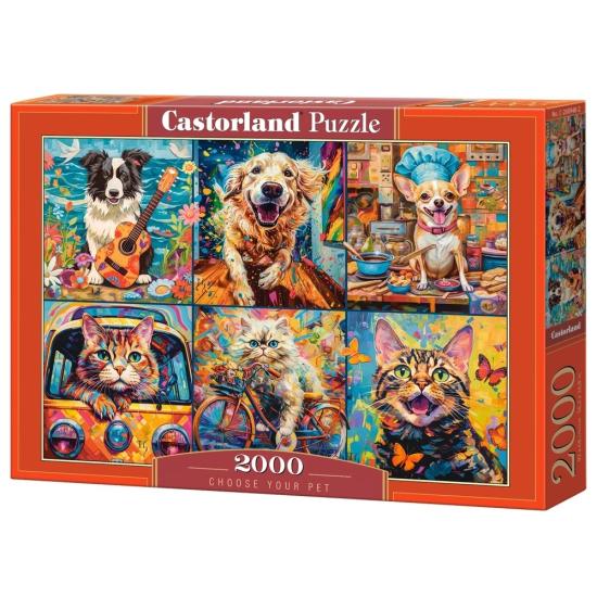 Puzzle Castorland Choisissez votre Animal de Compagnie 2000 pièc