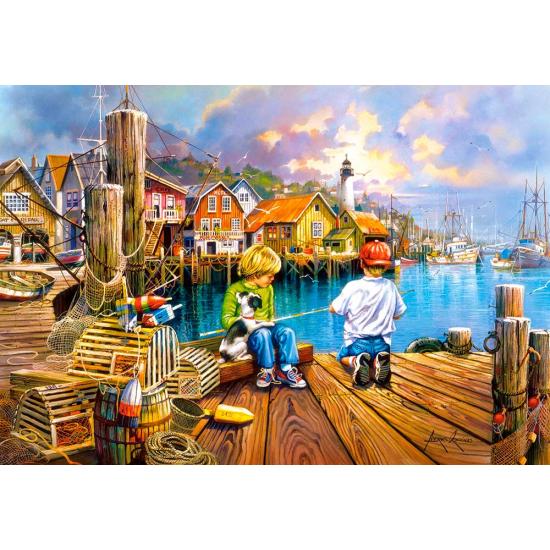Puzzle Castorland au quai 1000 pièces