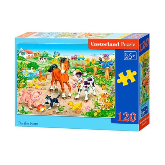 Puzzle Castorland à la ferme 120 pièces