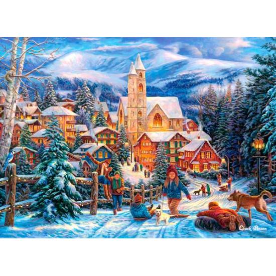Castorland Sleigh to Town Puzzle 300 pièces Castorland Sleigh to Town Puzzle 300 pièces
