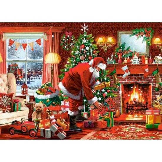 Puzzle Castorland Livraison spéciale du Père Noël de 300 pièces