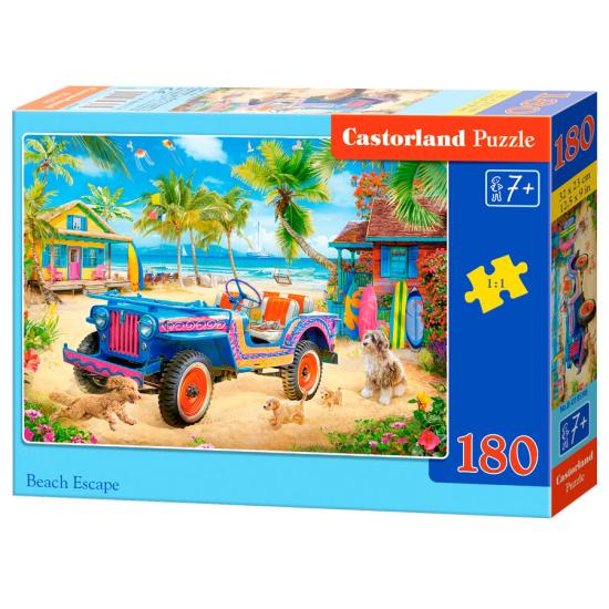 Puzzle Castorland Escapade À La Plage 180 pièces