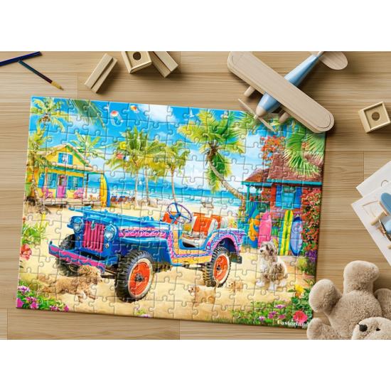 Puzzle Castorland Escapade À La Plage 180 pièces