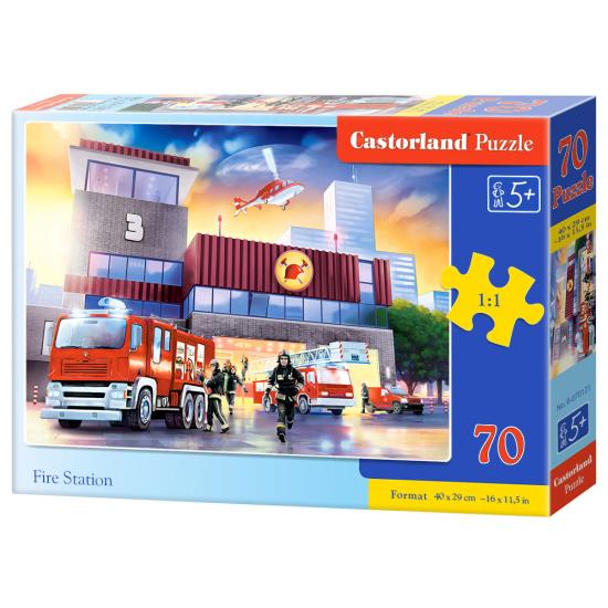Puzzle Castorland Caserne de pompiers XXL 70 pièces