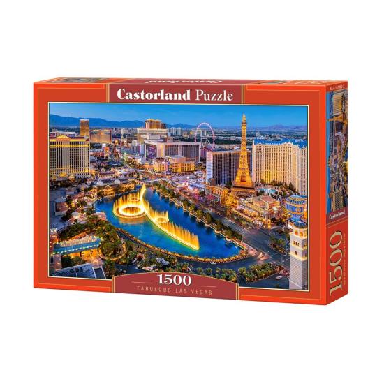 Castorland Fabuleux Las Vegas Puzzle 1500 pièces Castorland Fabuleux Las Vegas Puzzle 1500 pièces