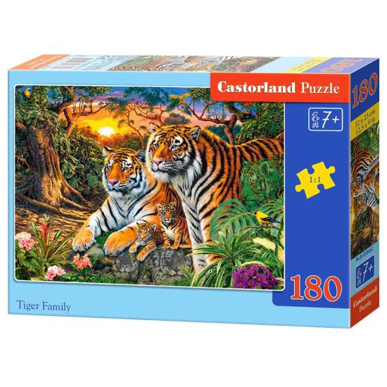 Puzzle Castorland Famille de Tigres 180 pcs.