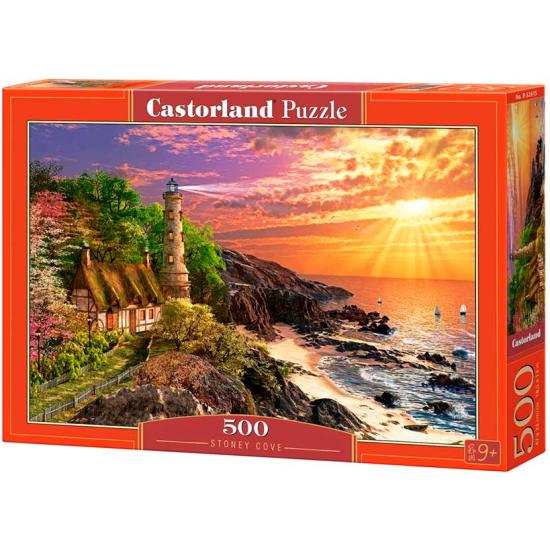 Puzzle Castorland Phare sur la falaise 500 pièces