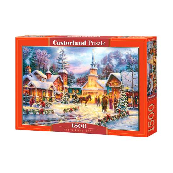 Castorland Puzzle Deep Faith in Christmas 1500 pièces Castorland Puzzle Deep Faith in Christmas 1500 pièces