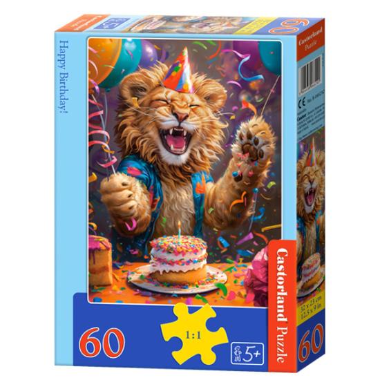 Puzzle Castorland Joyeux anniversaire Léon 60 pièces
