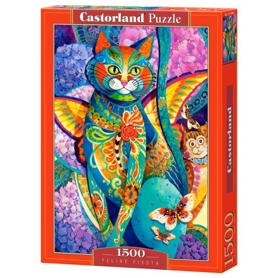 Castorland Puzzle Felin Party 1500 pièces