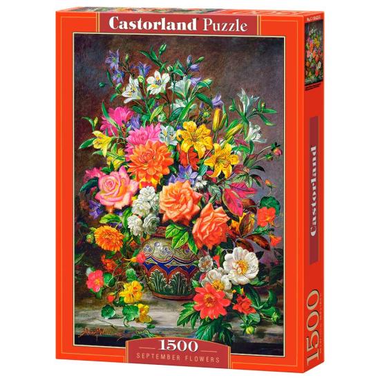 Puzzle Castorland Fleurs de septembre 1500 pièces